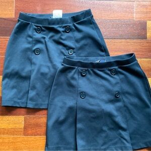 Lot of Land’s End girls size 10 school uniform ponte skort